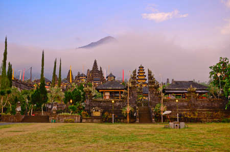 Pura Besakih. - largest hindu temple of Bali, Indonesiaの写真素材