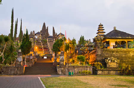 Pura Besakih. - largest hindu temple of Bali, Indonesiaの写真素材