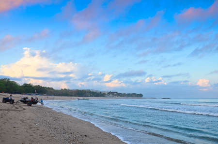 Kuta Beach, Lombok, Indonesia. Paradise place for surfing and relaxingのeditorial素材