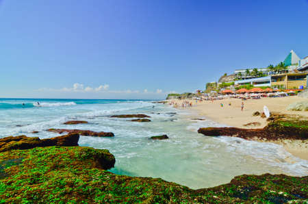 Dreamland beach in Baliの写真素材