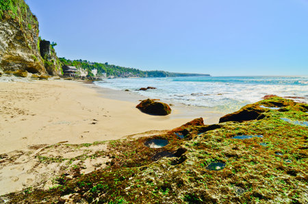 Dreamland beach in Baliの写真素材