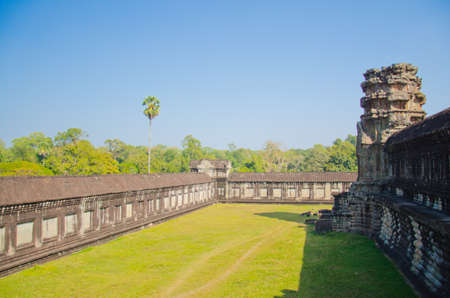 Angkor Wat Temple, Siem reap, Cambodia.の写真素材