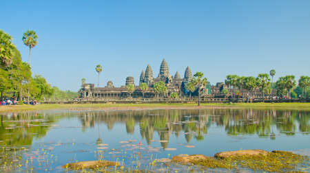 Angkor Wat Temple, Siem reap, Cambodia.の写真素材
