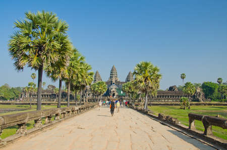 Angkor Wat Temple, Siem reap, Cambodia.の写真素材