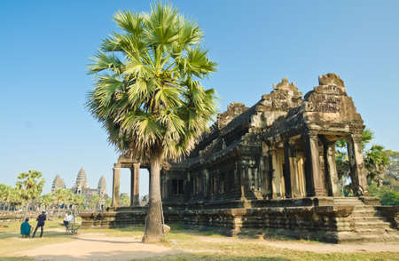 Angkor Wat Temple, Siem reap, Cambodia.の写真素材