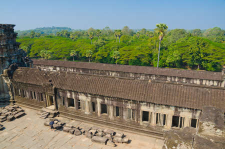 Angkor Wat Temple, Siem reap, Cambodia.の写真素材