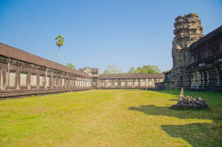 Angkor Wat Temple, Siem reap, Cambodia.の写真素材