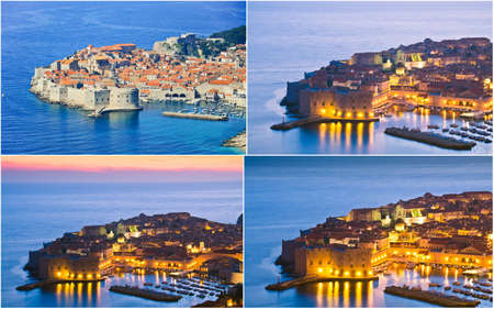 collage of Dubrovnik,Croatiaの写真素材