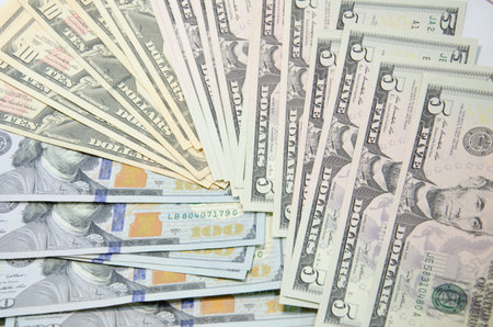US dollar banknotes