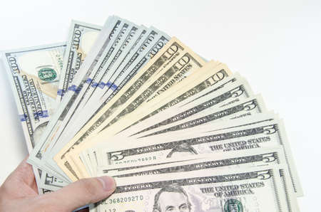 hands giving moneyの写真素材