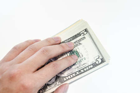 hands giving moneyの写真素材