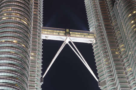 KUALA LUMPUR, MALAYSIA - MAY 10: Petronas Twin Towers on May 10, 2014 in Kuala Lumpur, Malaysia. Petronas Towers are twin skyscrapers and were tallest buildings in the world until 2004のeditorial素材