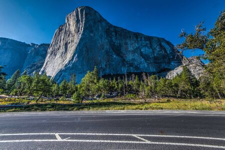 Taken from across the road with no cars present.の写真素材
