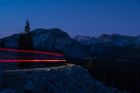 Long exposure at Olmsted Point, Yosemite National Park