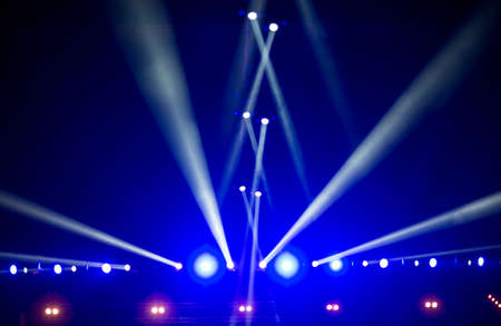 Vector Stage Spotlight with Laser raysの写真素材