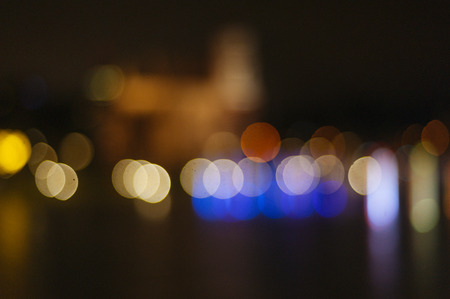 Colorful Light Bokeh Abstract Background.の写真素材