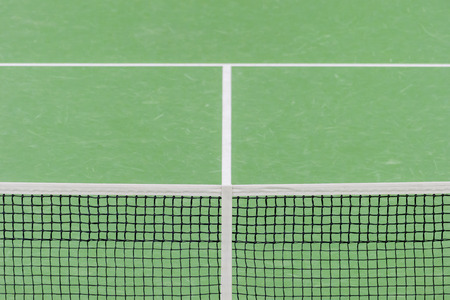 Sport active lifestyle concept. Closeup net for a tennisの写真素材