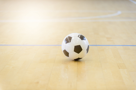 Futsal Background. Indoor Soccer Futsal Ball. Team sportの写真素材