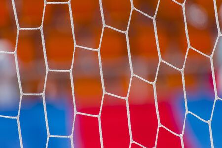 Grid goal for the game of  beach football. Beach soccerの写真素材