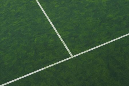 Green tennis court. Sport backgroundの写真素材