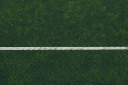 Artificial grass carpet as background, top view. Exterior elementの写真素材