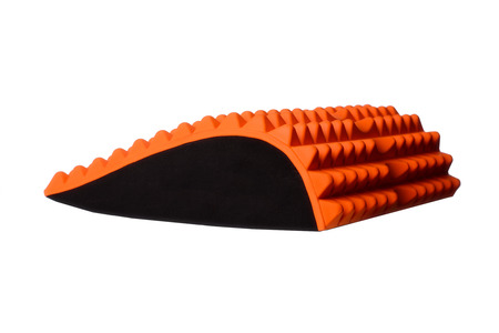 oller massage tool for feet on a green background ,isolatedの写真素材