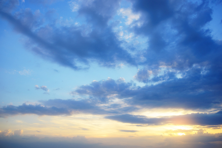 beautiful and heavenly sunrise in the mountains landscapeの写真素材