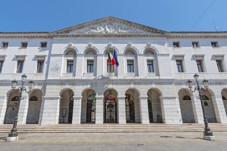 Town hall in Chioggia, Venice Italy.のeditorial素材