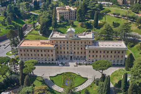 aerial view of home of popeのeditorial素材
