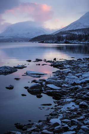 Sunset from the beachの写真素材