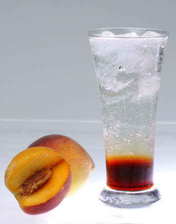 peach drinkの写真素材