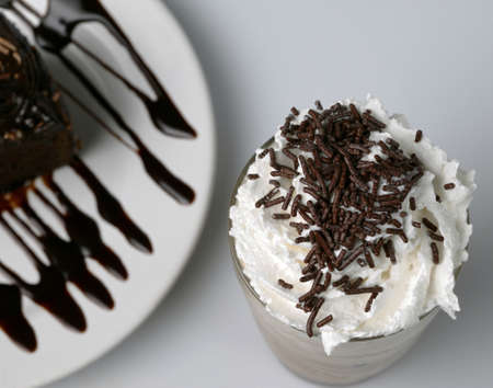 chocolate dessertの写真素材