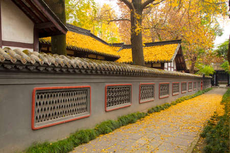 yanhuachi garden was built in the Tang Dynastyのeditorial素材