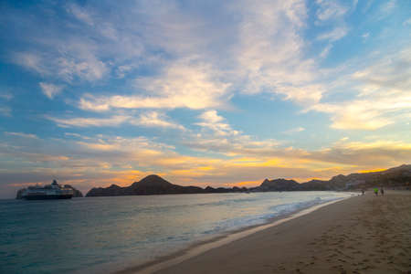 The Pacific Ocean in Cabo San Lucas Mexicoの写真素材