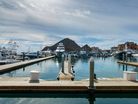 The Pacific Ocean in Cabo San Lucas Mexicoのeditorial素材