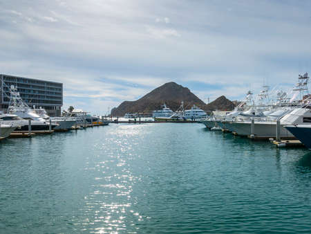The Pacific Ocean in Cabo San Lucas Mexicoのeditorial素材