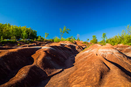 The Cheltenham Badlands in Caledon ontario, Canadaのeditorial素材