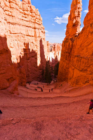 scenic view of bryce canyon in utahの写真素材
