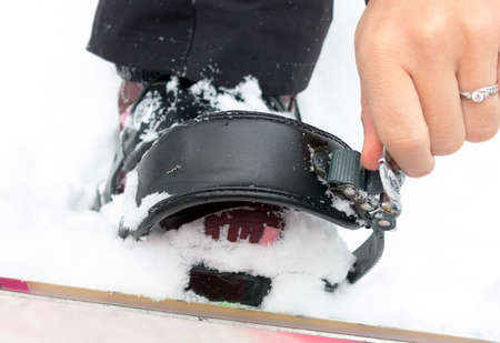 snowboarder winter viewの写真素材