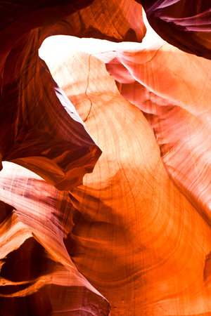 antelope canyon sandstone view