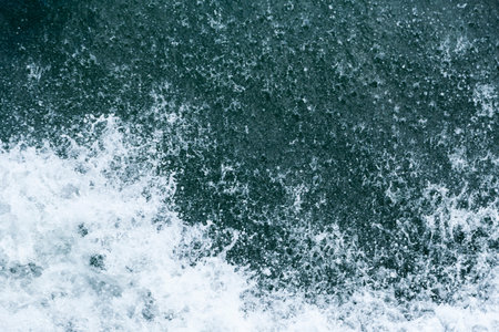 closeup of water splashes