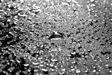 water droplets closeup viewの写真素材