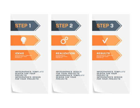 Corporate design of paper flyers or web bannersのイラスト素材