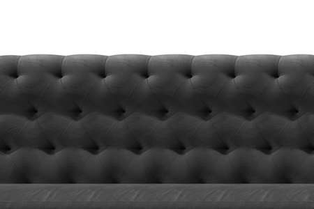 Luxury Grey, Bronze, Black sofa velvet cushion close-up pattern background on whiteの写真素材
