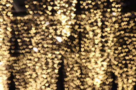 Yellow gold heart-shaped hanging valentine