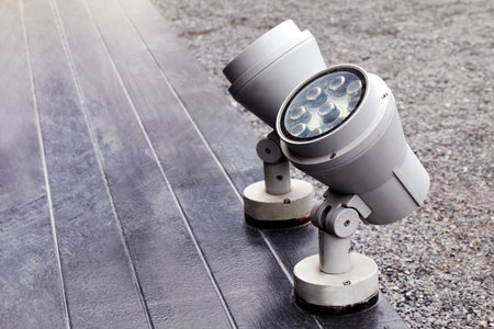 spotlight, outdoor spotlight on floor stage, spotlight of ground, light on the floor