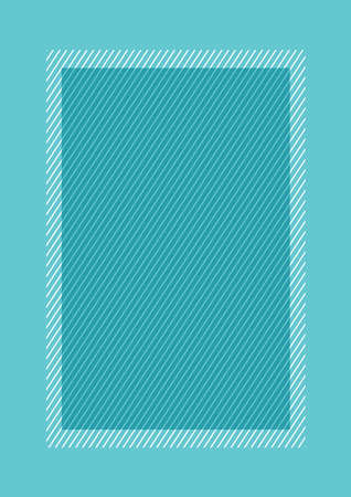 fashionable frame blue color flat lay style and rectangle for copy space, empty frame blue for banner design, template of blue frame banner blank for advertising graphic beauty cosmetics fashionのイラスト素材