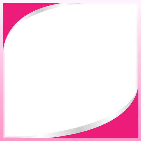 pastel pink color frame banner web template background square blank and copy space for advertising banner promotion sale discount on media social online marketing products cosmeticsのイラスト素材
