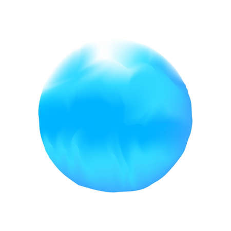 blue watercolor stains circles colors in concept digital painting, illustration blue colors soft in water color art paint style, water color blue pastel art for background card and banner advertisingのイラスト素材
