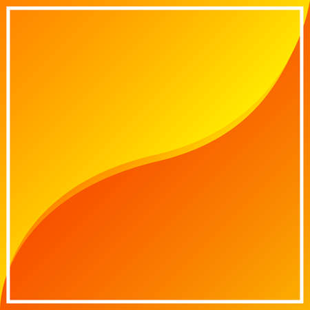 orange gradient banner web template frame orange background square blank and copy space for advertising banner promotion sale discount on media social online marketing productsのイラスト素材